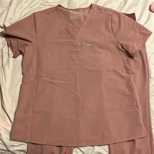 Figs scrub set - mauve